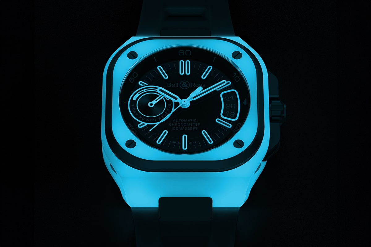 Bell Ross Br X5 Blue Lum Cortina Watch Featured Image