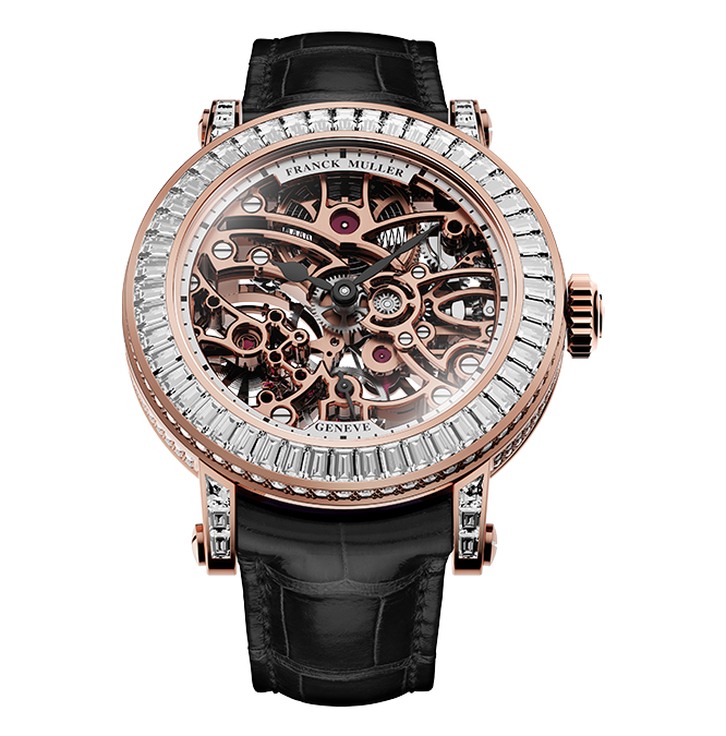 Franck Muller_Round Skeleton Baguette 31_7031-B-S6-SQT-BAGU-5N_Cortina Watch