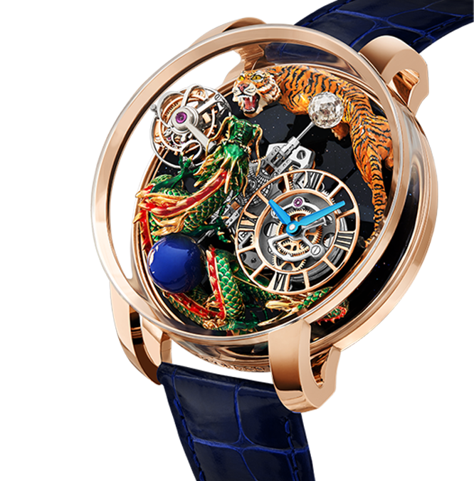 Jacob Co. Astronomia Dragon Tiger Cortina Watch Collection Page