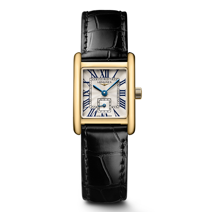 Longines_Mini Dolce Vita Gold with Alligator Strap_L5.200.6.71.0_Cortina Watch