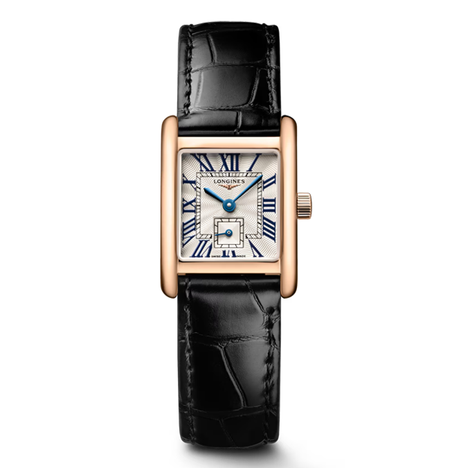 Longines_Mini Dolce Vita Rose Gold with Alligator Strap_L5.200.8.71.0_Cortina Watch