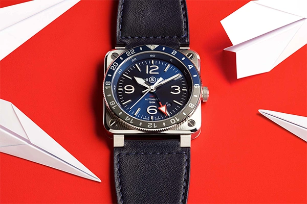 Bell Ross Br 03 93 Gmt Blue Cortina Watch