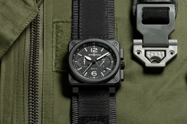 Bell Ross Br 03 94 Black Matte Chronograph Cortina Watch