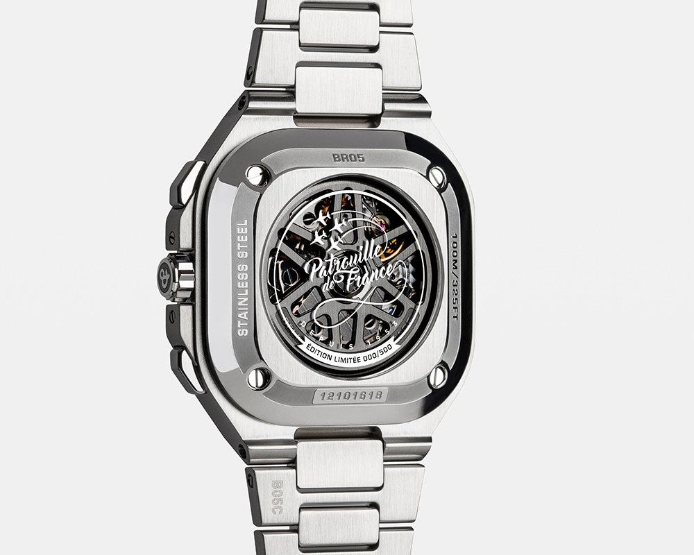 Bell & Ross_BR-05 Chrono Patrouille de France_Cortina Watch - caseback