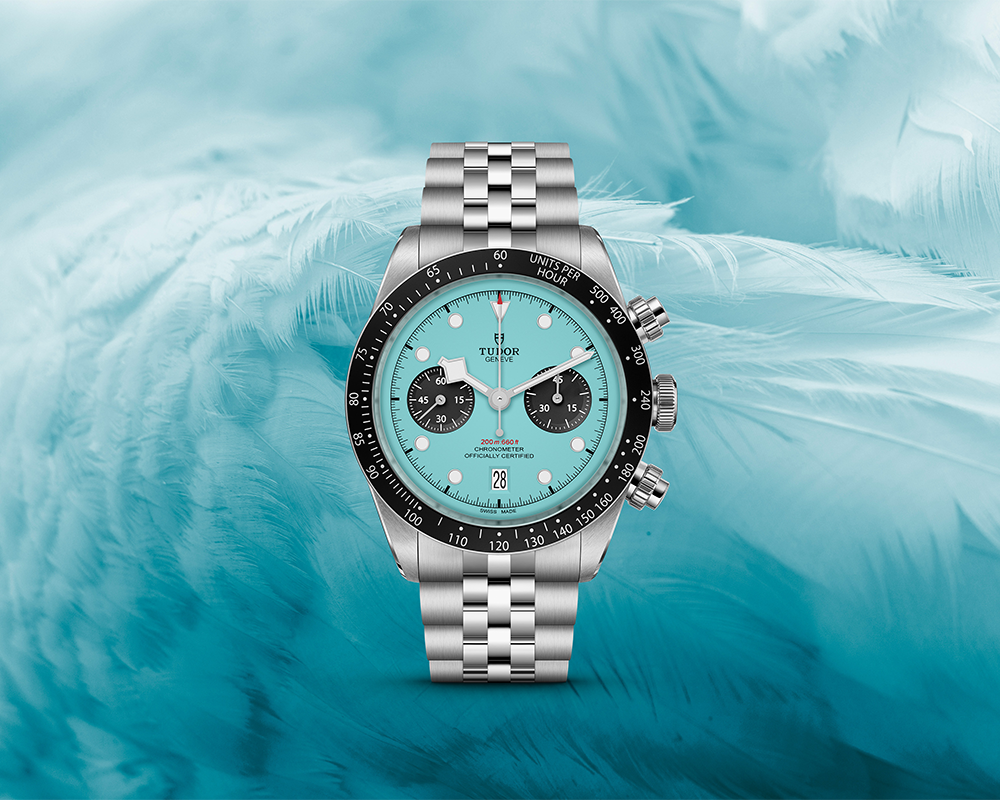 TUDOR_Black Bay Chrono Flamingo Blue_Cortina Watch - lifestyle