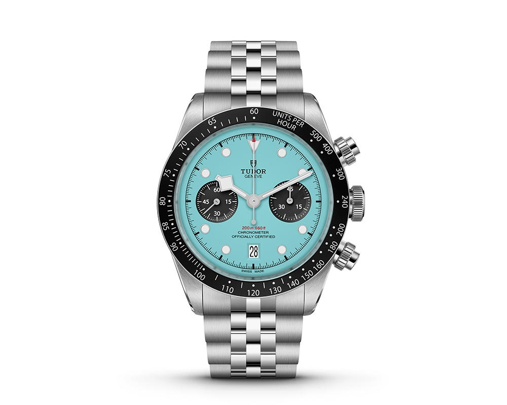 TUDOR_Black Bay Chrono Flamingo Blue_Cortina Watch - soldier shot