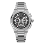 Zenith Defy Skyline Chronograph Skeleton Cortina Watch Black Steel 150x150