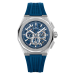 Zenith_DEFY Skyline Chronograph Skeleton_Cortina Watch (Blue - rubber)