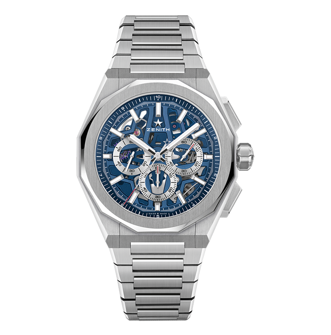 Zenith_DEFY Skyline Chronograph Skeleton_Cortina Watch (Blue - steel)