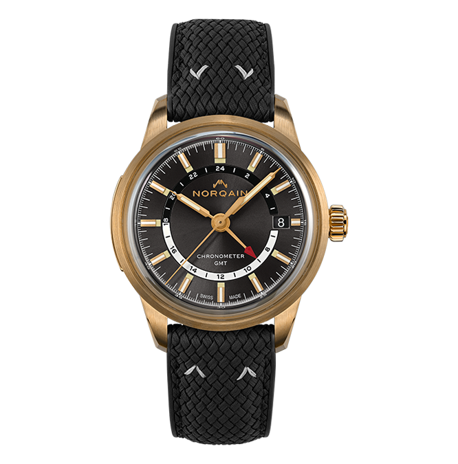 NORQAIN_Freedom 60 GMT 40mm Bronze Anthracite_NNZ2100ZLG-T215-20BPR.18Z_Cortina Watch