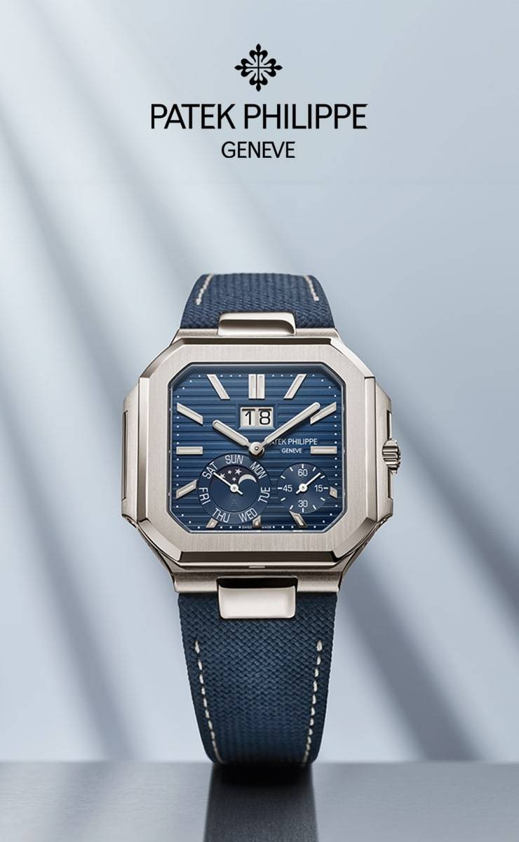 Patek Philippe Cubitus Collection Cortina Watch Homepage Banner Mobile